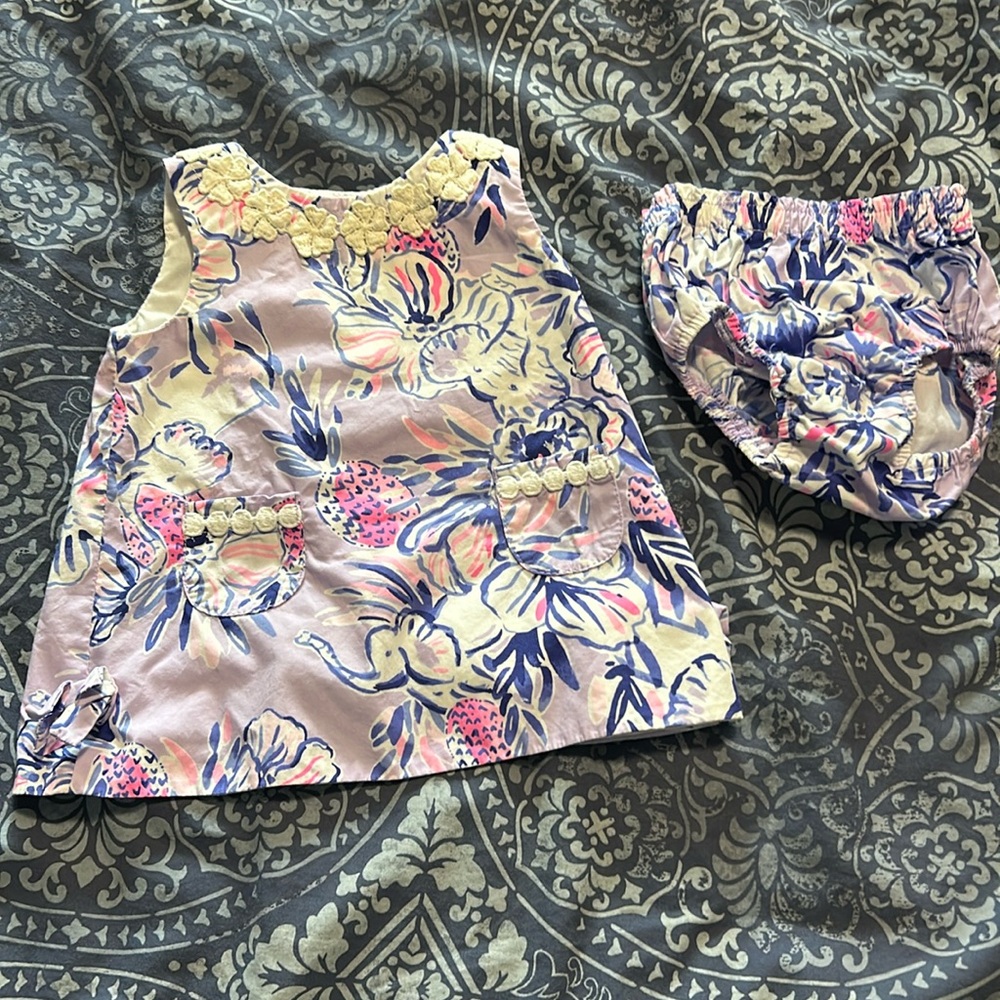 VGUC Lilly Pulitzer dress suze 3-6 months